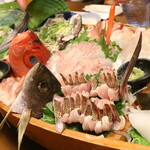 うまいも～ん　ひろ介 - 豪華すぎる船盛り