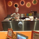 HAPO - 【2013年07月】ディナーバイキング（対面でイチゴパフェ依頼中♪）