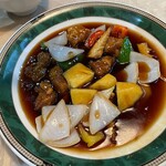 太原 - 黒酢の酢豚！