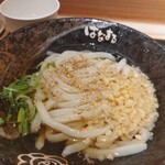 はなまるうどん - 冷かけ(小)＋4種野菜のかき揚げ