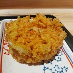 はなまるうどん - 冷かけ(小)＋4種野菜のかき揚げ