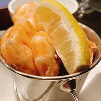 GINZA 我歩 - ボイルエビ プリプリでは無いけど大きめで美味しい