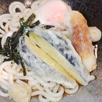 Udon Endou - 冷やしとろろぶっかけうどん(薬味は 山葵or生姜で生姜を選択)