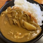 しばざき食堂 - 料理写真:チキンカツカレーライス650円