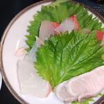 Udon Endou - お刺身  新鮮で美味しかったです