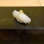 兄弟寿し - 新潟の赤いか　生姜がアクセント