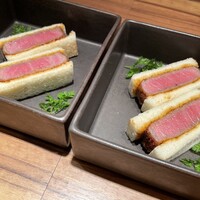焼肉うしごろ 横浜店 - 牛ヒレカツサンド