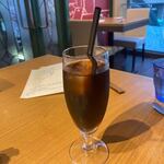 Osteria Falco - 最後はアイスコーヒーをいただいてこの日の家族の食事会は終了です。