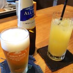 なかさん - ノンアルコールビールとジュース