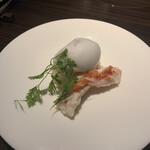 KAZAN - ★ロシア産タラバガニのグリル　リゾット添え
      タラバ蟹はこぢんまりしているが食べ応え充分。硬めに炊いたリゾットが美味しい