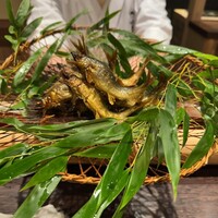 膳司 水光庵 - 鮎の焼き上がり