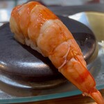 すし花一寿美 - 蒸しエビ