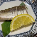 すし花一寿美 - カマスの塩焼き