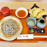 日本そば 蕎乃道 - 料理写真:まごち天ぷらとざるそば