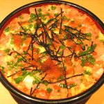 鮨　逸喜優　はらだ - ばらちらし（男性は酢飯多め）アップ