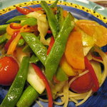 てだこ亭 - 元気な島野菜の軽いトマトソースパスタ