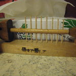 てだこ亭 - ほねほねした爪楊枝立て