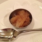 OGINO organic Restaurant - グラニテ：ほうじ茶仕立て