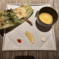 SPICE LAB TOKYO - レシュミケバブ　インドの串焼きと鶏のショルバ、柚子胡椒のティチャ