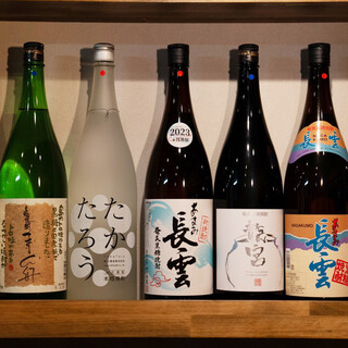 Amazing lineup! 200-300 types of shochu available