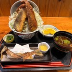 Shushisakanadokoro Yamanami - 鮎ソースかつ丼。