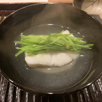 鎌倉 北じま - 新蓮根とクエのお椀