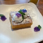 カフェルセット鎌倉 - 姫様の紫陽花フレンチトースト(期間限定)