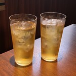 焼肉 にくだらけ - 乾杯ウーロンハイ