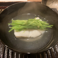 鎌倉 北じま - 新蓮根とクエのお椀