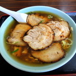 塩苅食堂 - 2013年9月11日(水)　チャーシューメン(750円)