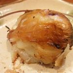 鳥銀 - ニンニク焼き、皮をむいて