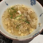 Suzuran - 炊き込みご飯に冷や汁をかけると、これが絶品！！