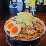 Ramen billy - 冷やし肉そば全乗せ(300㌘)1200円