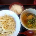 Shounai Ramen Kaidou - 濃厚つけ麺　980円と、ごはん　150円