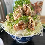 食事 香月 - からあげねぎマヨ丼。