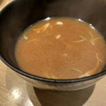 回転寿司 鮮 - アサリ汁　美味い