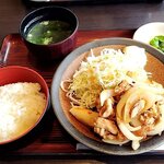Yakitori Senta - 豚生姜焼き定食（2023.6）