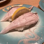 回転寿司 鮮 - 大将おすすめ　メダイお塩で