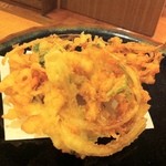 地酒焼酎と肴 弥太郎 - 小柱のかき揚げ