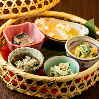 Authentic yet affordable. Kyoto cuisine where the craftsmanship of craftsmen shines