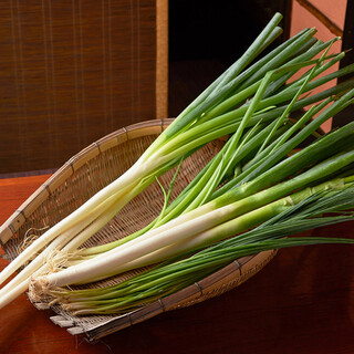 Uses “Samurai green onions” from Hiroshima Prefecture