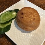 松澤蒲鉾店 - 口直しに胡瓜の漬物も、ふふふ
