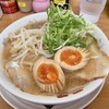 面館 - ラーメンの普通麺味玉トッピング