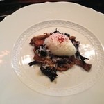 横浜うかい亭 - キノコと卵