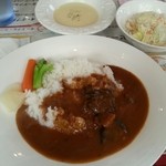 欧風料理 ペイザン - 阿波牛ビーフカレーセット1050円
            