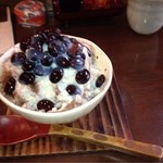 あんから庵 - 黒豆かき氷