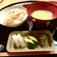 露庵 菊乃井 木屋町店 - 豆のスープが美味しかったです。