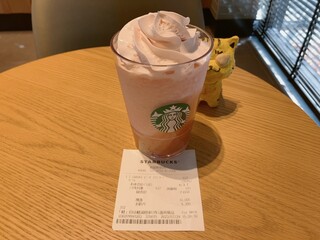 STARBUCKS COFFEE - ピーチフラペチーノ　700円(税込)