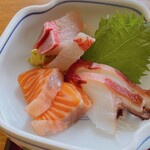 Mikuniya - 特選昼定食　刺身3品