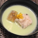 枝豆のお椀＆鱧